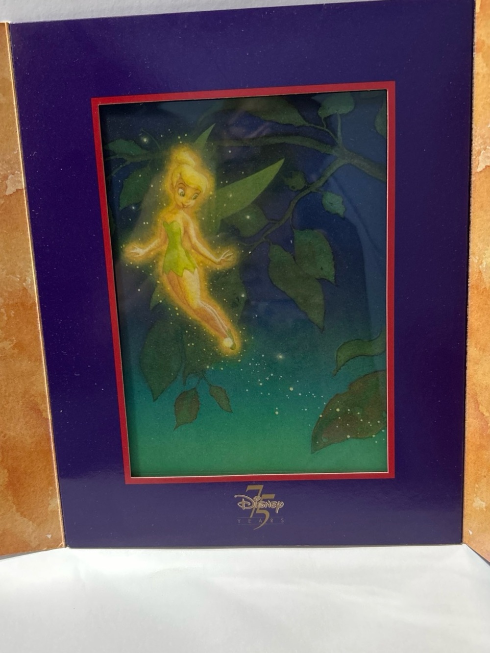 Disney Tinker Bell Wall Art in Green, Purple and Gold